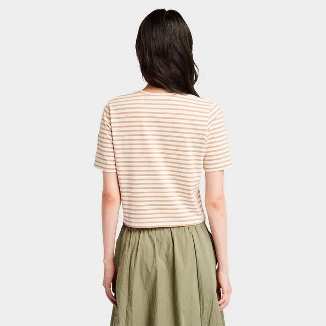 Timberland Women's Timberland Striped Cropped Short-Sleeve T-Shirt 5