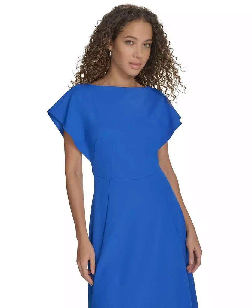 Women's Flutter-Sleeve A-Line Midi Dress  On Sale Now with Up to 64% Off |  Discover Exclusive Deals & Savings at BeyondStyle  Authentic Calvin Klein  dress|women's fashion|dresses with Limited-Time Discounts, Free
