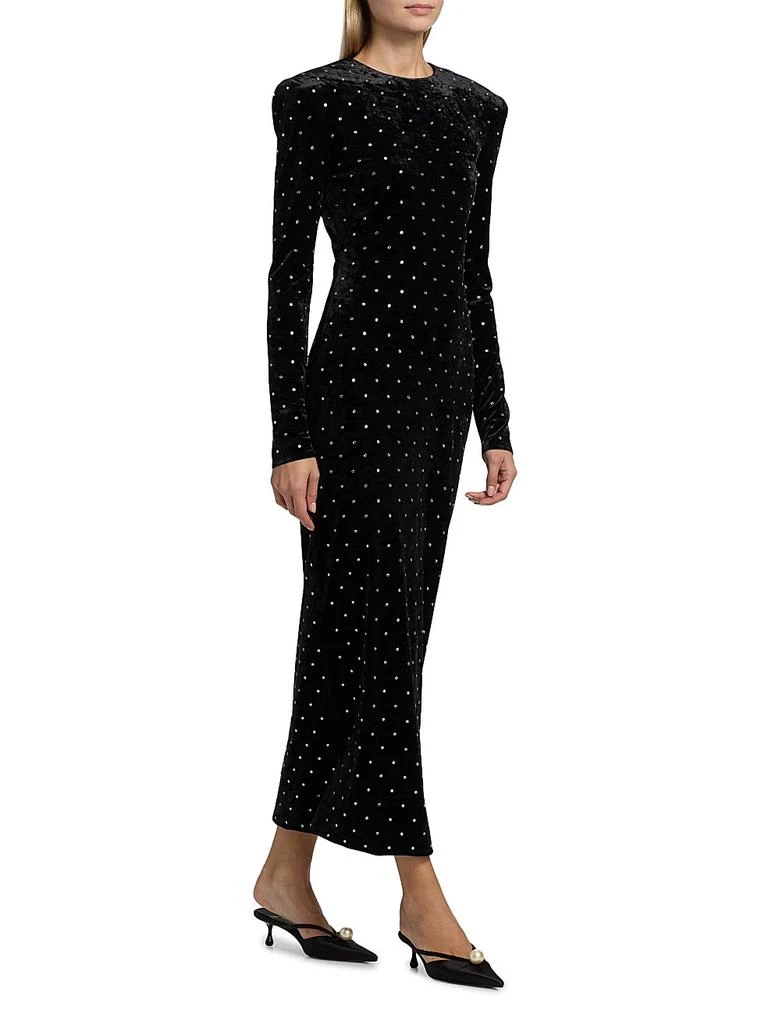 Shop Cosma Rhinestone-Embellished Velvet Maxi Dress on Sale at BeyondStyle   Get 31% Off Cosma Rhinestone-Embellished Velvet Maxi Dress with  Limited-Time Flash Deals, Exclusive Discounts, and Special Offers. Enjoy  Unbeatable Savings on