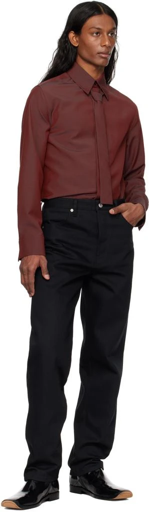 Jil Sander Red Tie Shirt 5