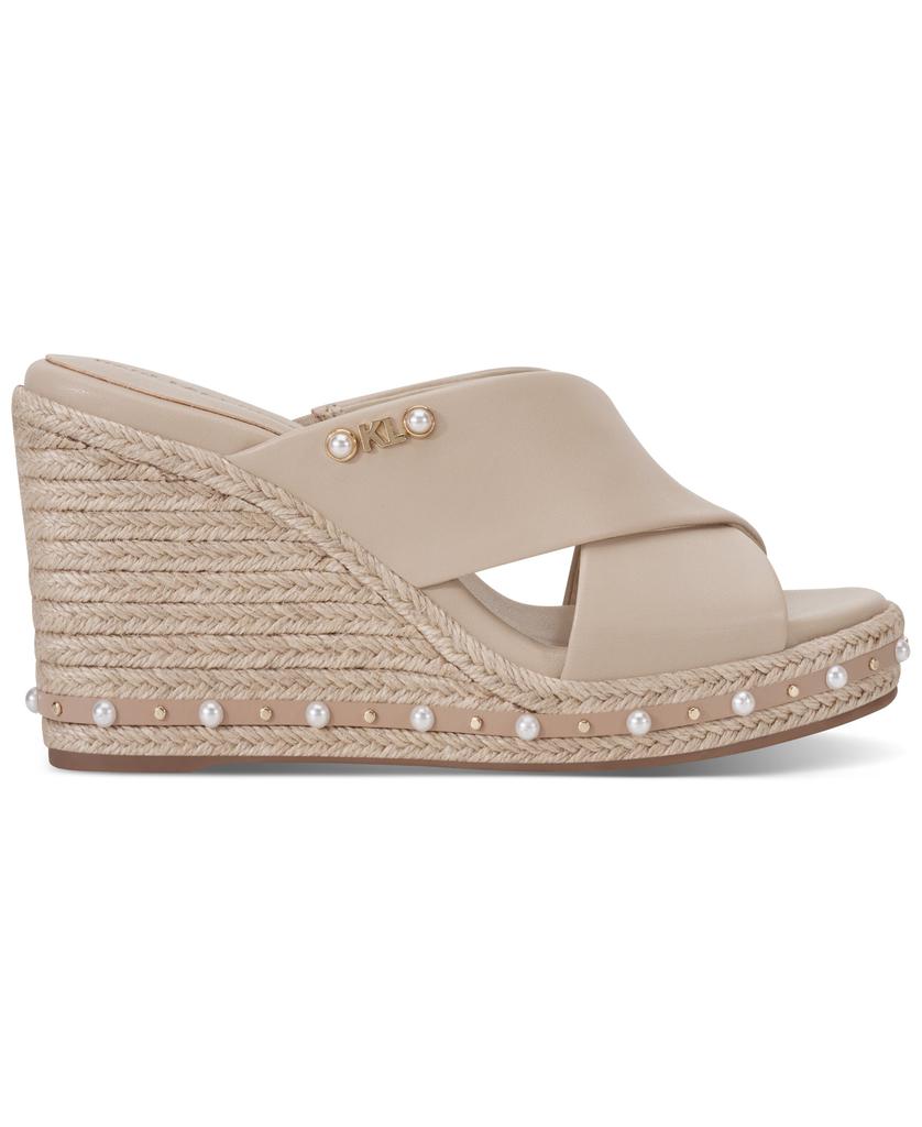 Karl Lagerfeld Paris CELLYN ANKLE STRAP WEDGE