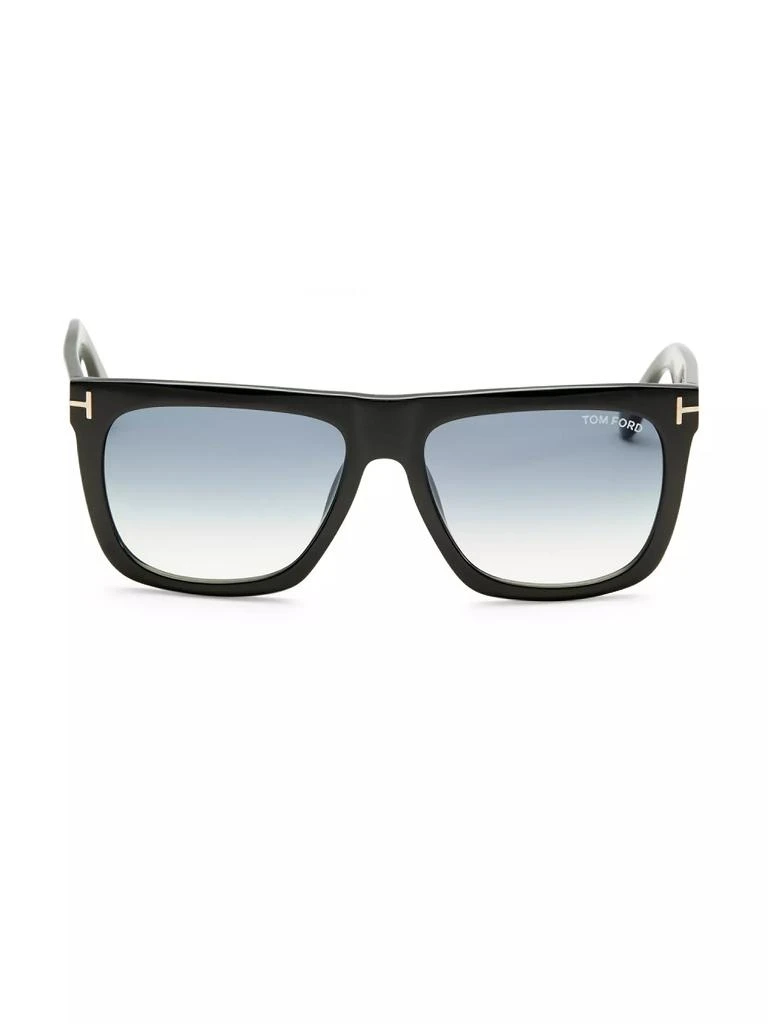 Tom Ford Morgan 57MM Soft Square Sunglasses 1