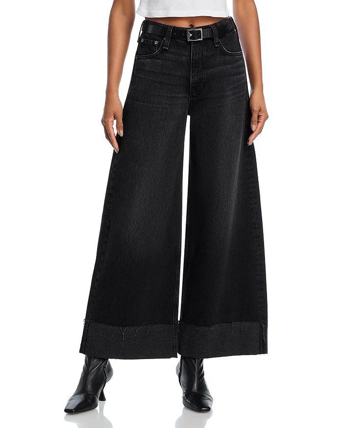 Rag & Bone Sofie High Rise Wide Leg Jeans in Blair 1