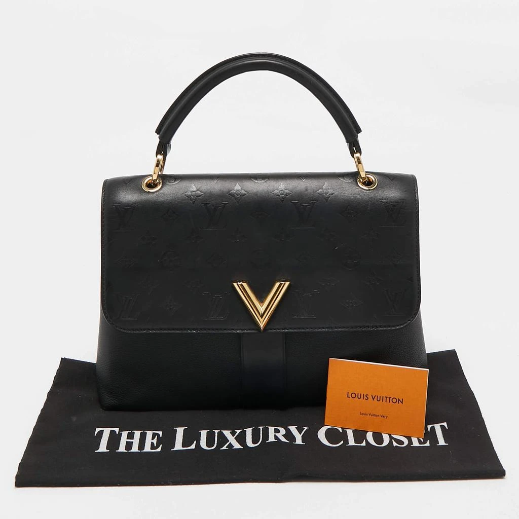 Louis Vuitton Louis Vuitton Black Monogram Leather Very One Handle Bag 13