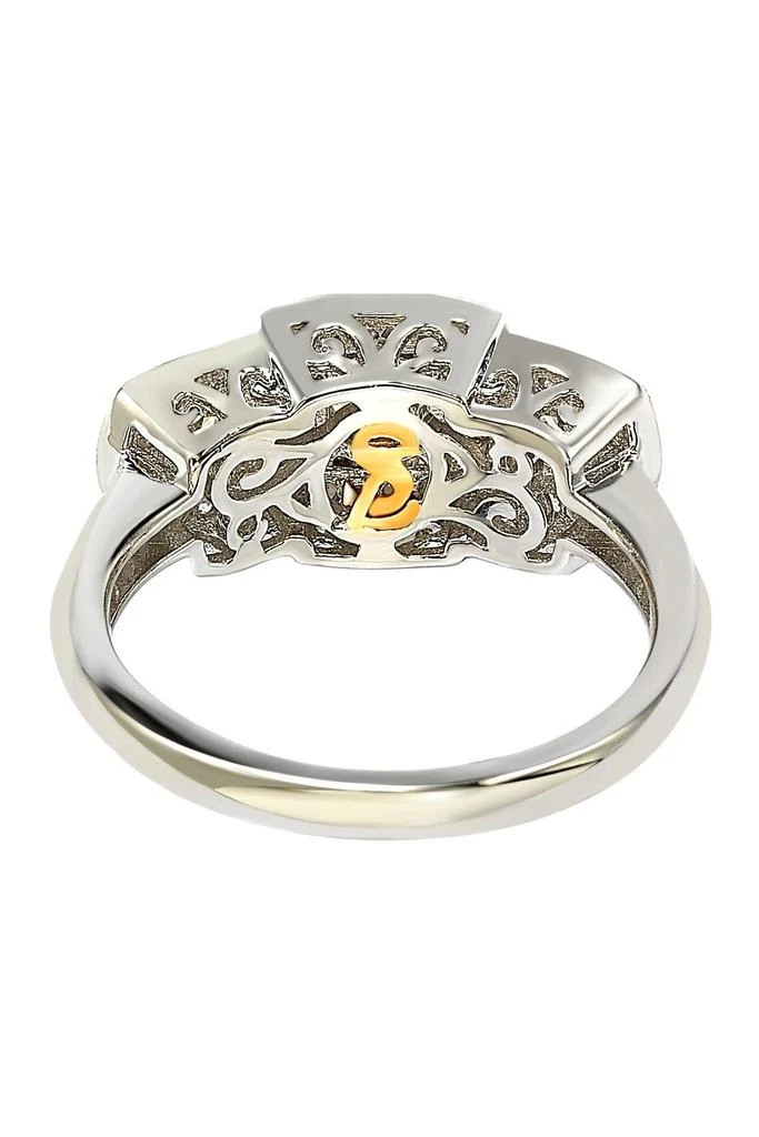 Suzy Levian Sterling Silver Chocolate CZ Engagement Ring 5