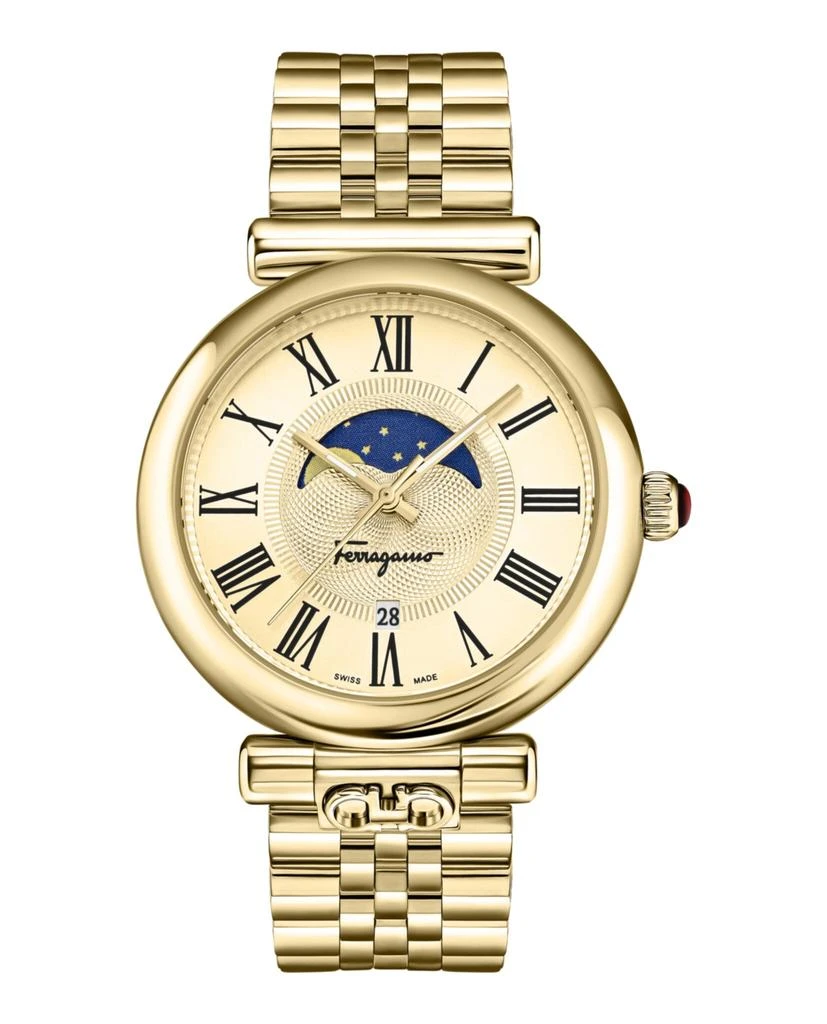 Salvatore Ferragamo Ferragamo Ora Moonphase Bracelet Watch 5