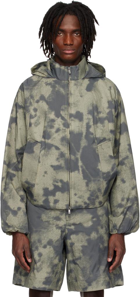 pet-tree-kor Gray Tension Hood Jacket