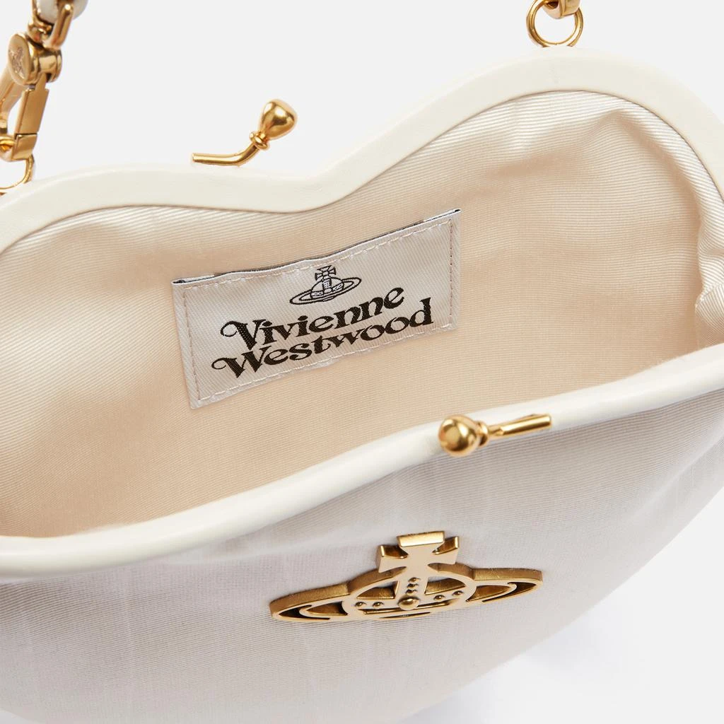 Vivienne Westwood Vivienne Westwood Belle Heart Frame Moire Purse 4