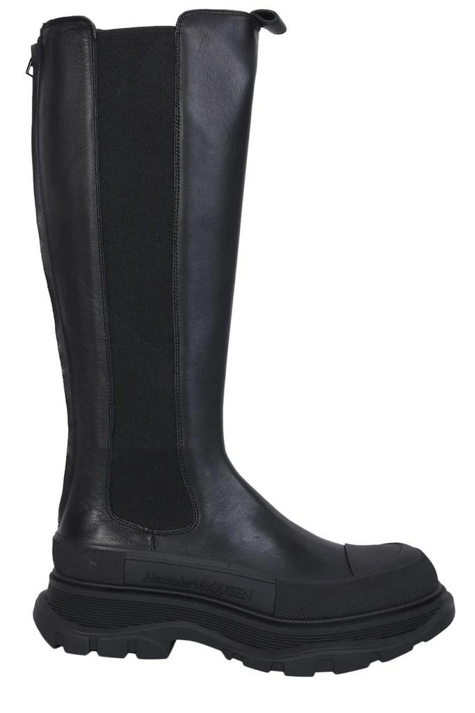 Alexander McQueen Alexander McQueen Round-Toe Knee-High Boots 1