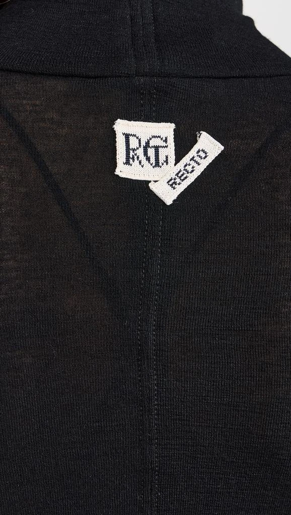 Recto Overlay Jacquard Logo Turtleneck Top 5