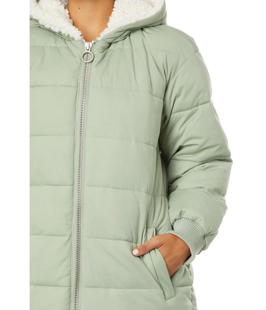 Avec Les Filles Sherpa Lined Maxi Puffer Coat 3