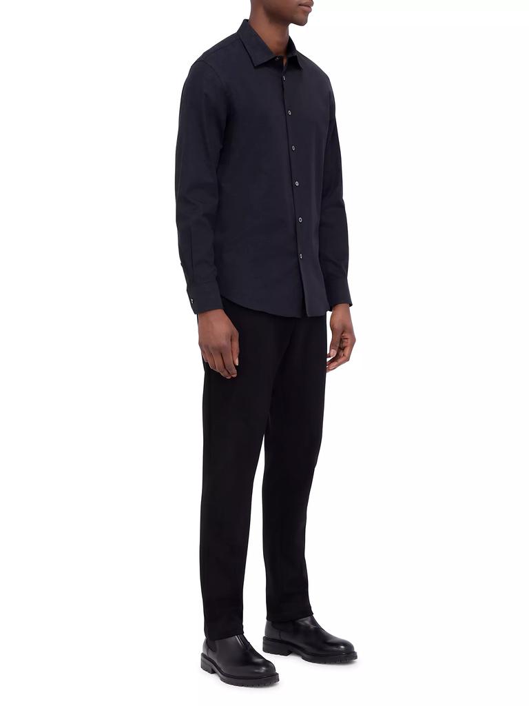 BUGATCHI Julian Woven Cotton-Blend Shirt