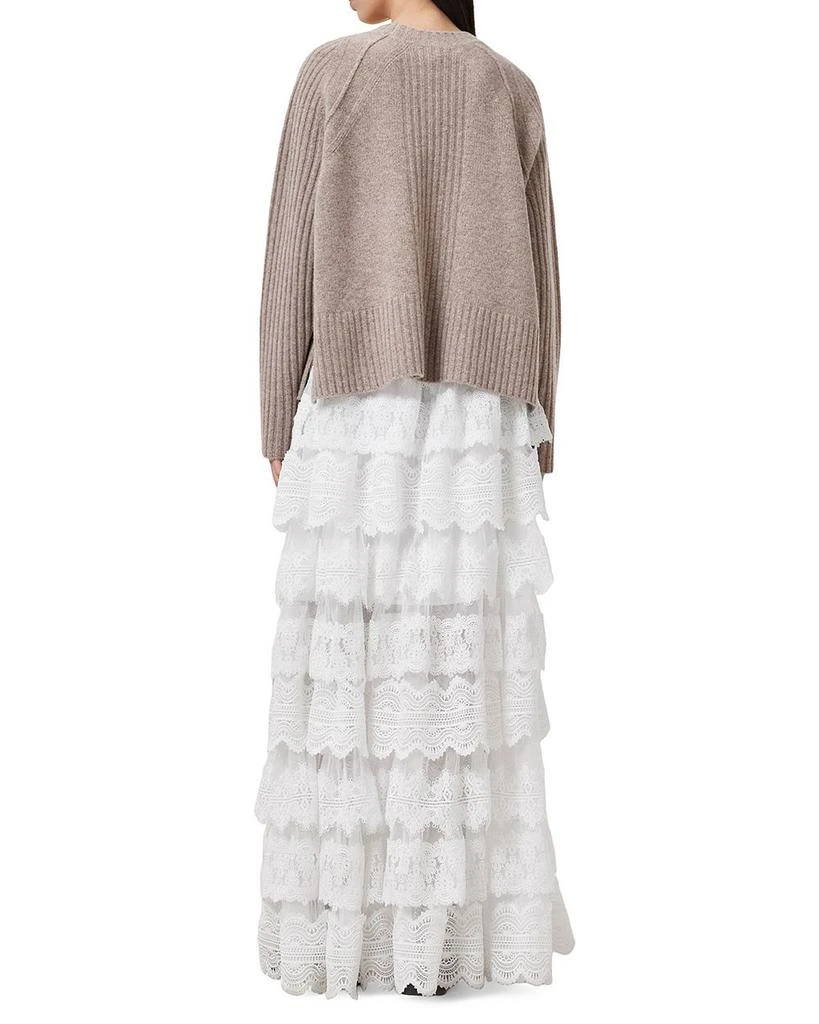 ALL SAINTS Lizi Lace Tiered Maxi Skirt 7