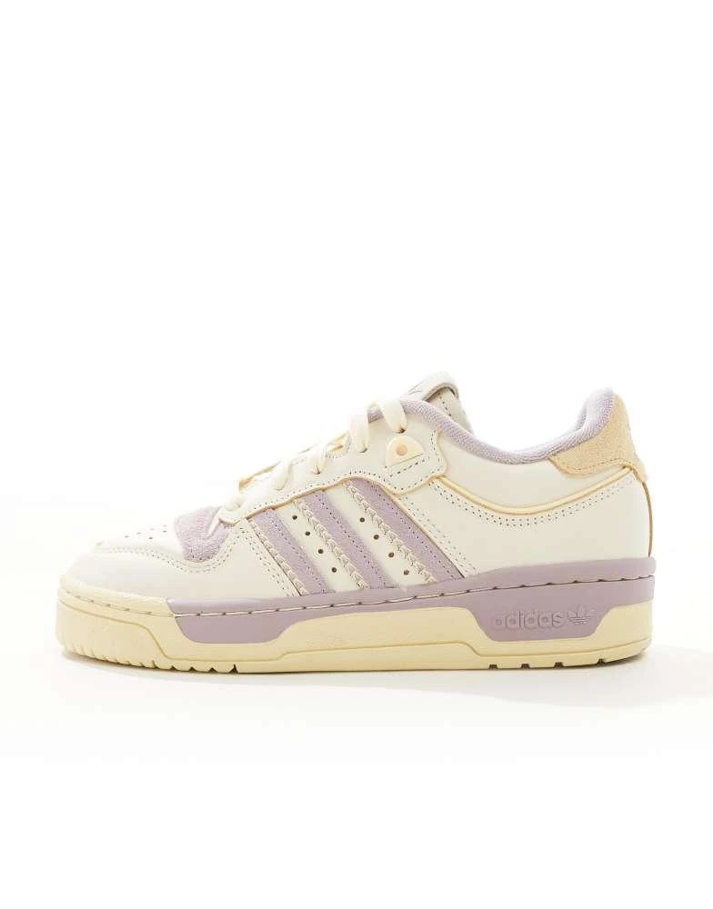 Adidas adidas Originals Rivalry 86 Low trainers in cream and lilac 2