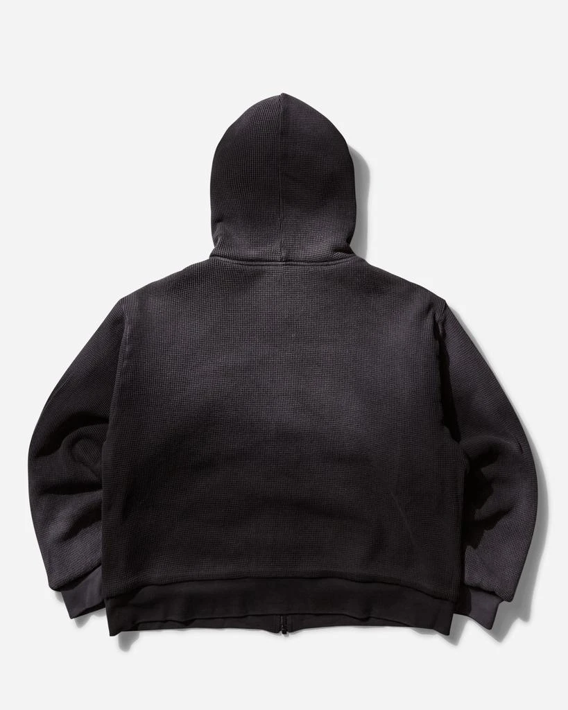 1017 ALYX 9SM Men's Garment Dye Reversible Zip-Up Hoodie Washed Black 4