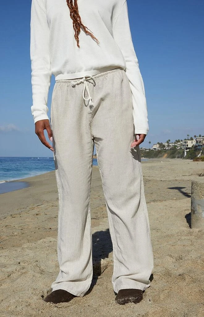 John Galt Sand Striped Anastasia Sweatpants 2