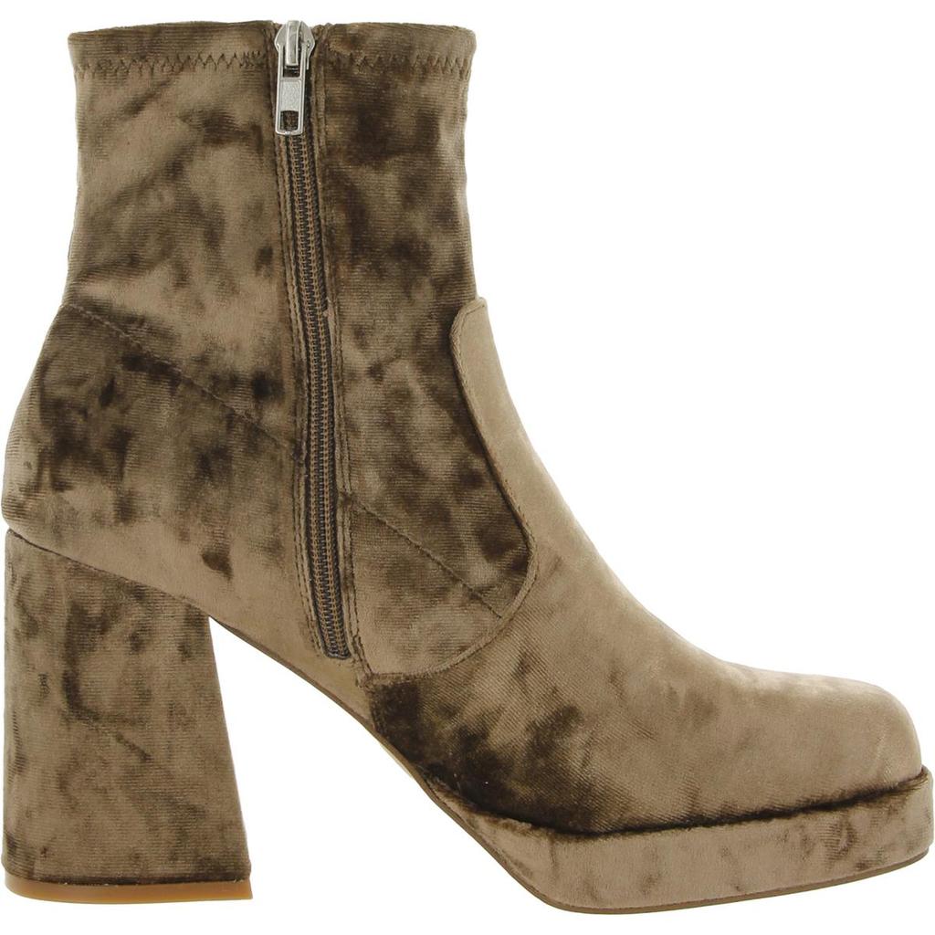 Steve Madden Ever Womens Platforms Block Heels Ankle Boots