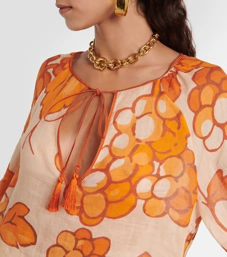 ETRO Printed ramie tunic 4
