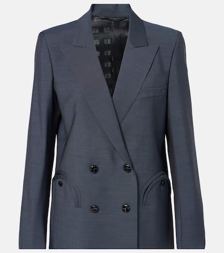 BLAZÉ MILANO Alie double-breasted wool and mohair blazer