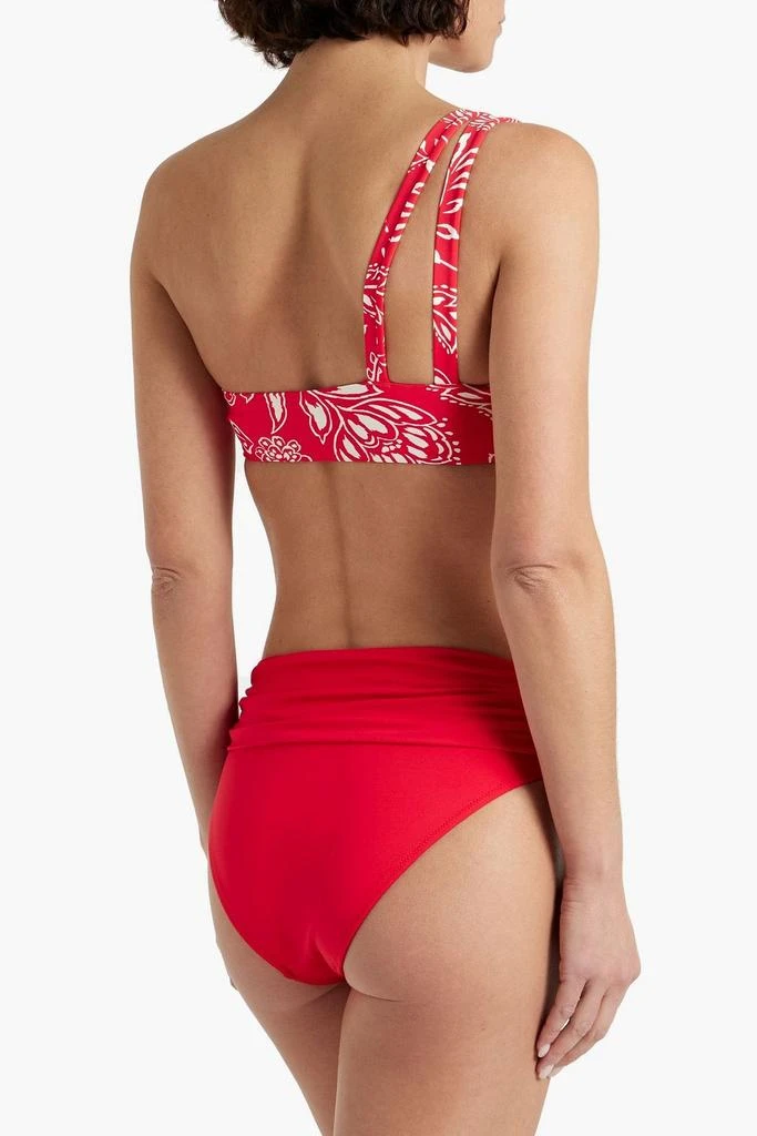 Seafolly Folklore one-shoulder printed bikini top 3