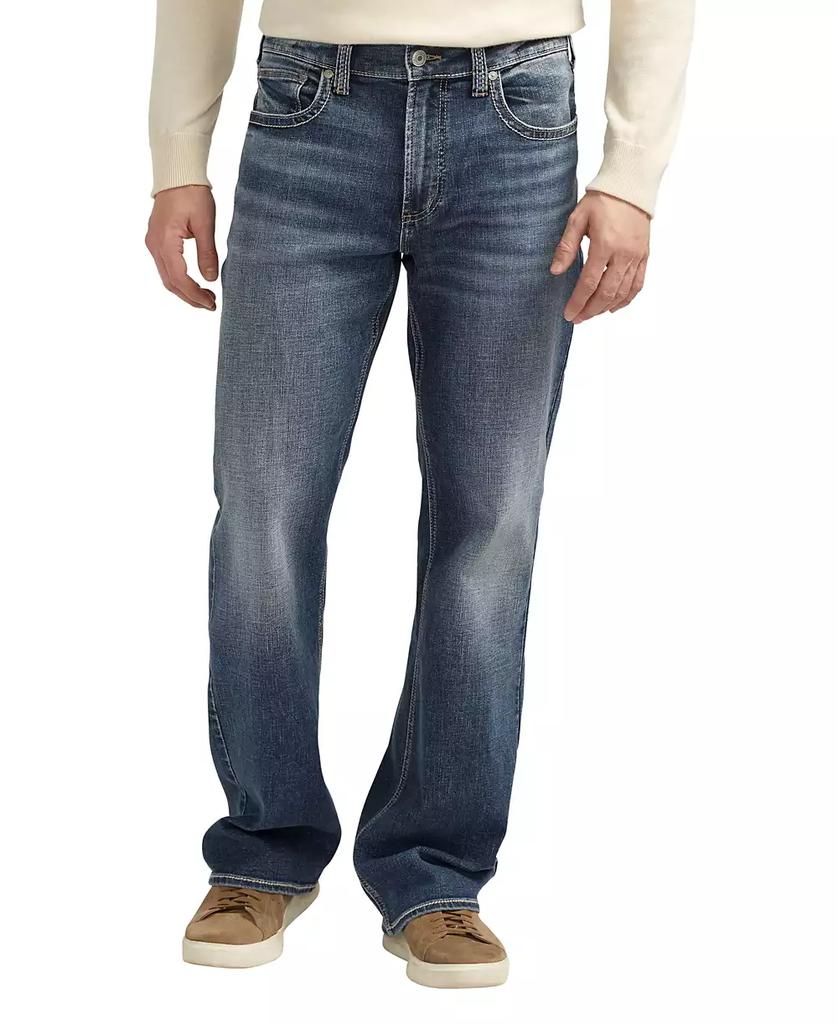 Silver Jeans Co. Zac Relaxed Fit Straight Leg Luxe Heritage Jeans
