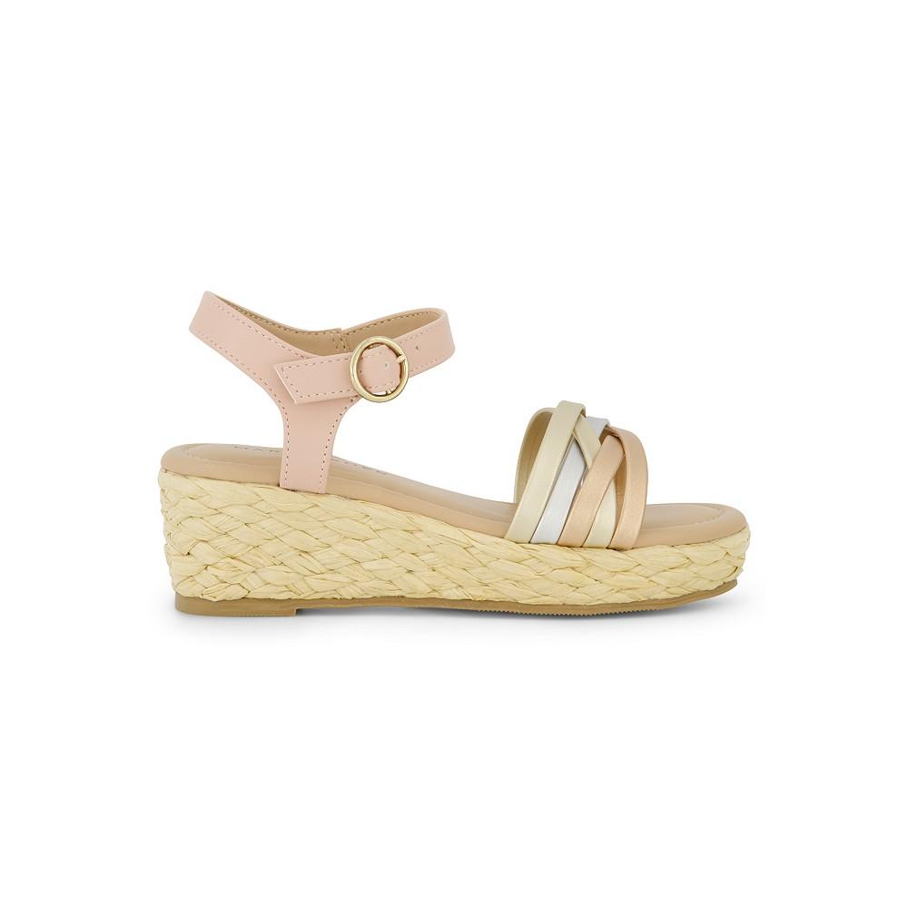 Marc Fisher Little and Big Girls Marren Strap Wedge Sandals