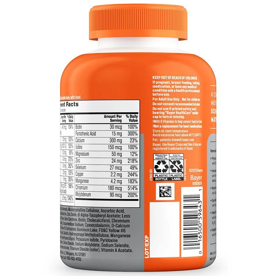 One A Day Women
s 50+ Multi-Vitamin, Tablets 2