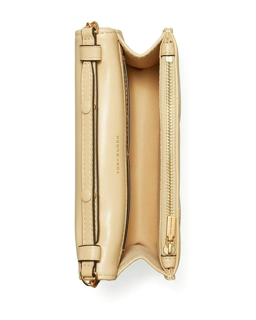 Tory Burch Mini Kira Diamond Quilt Top Handle Chain Wallet 4