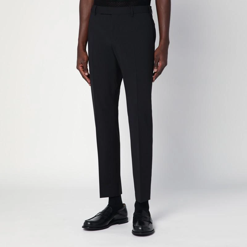 PT TORINO Black wool trousers 3