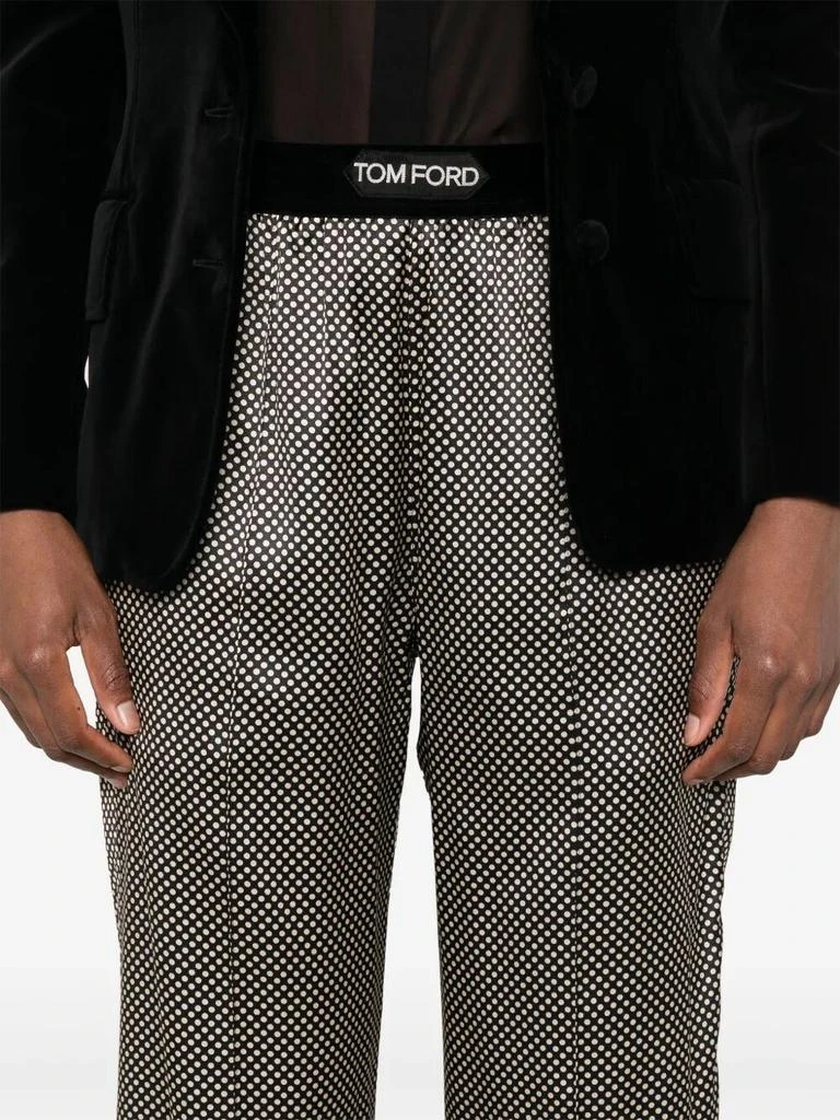 Tom Ford POLKA DOT SIGNATURE SILK PJ PANTS 3