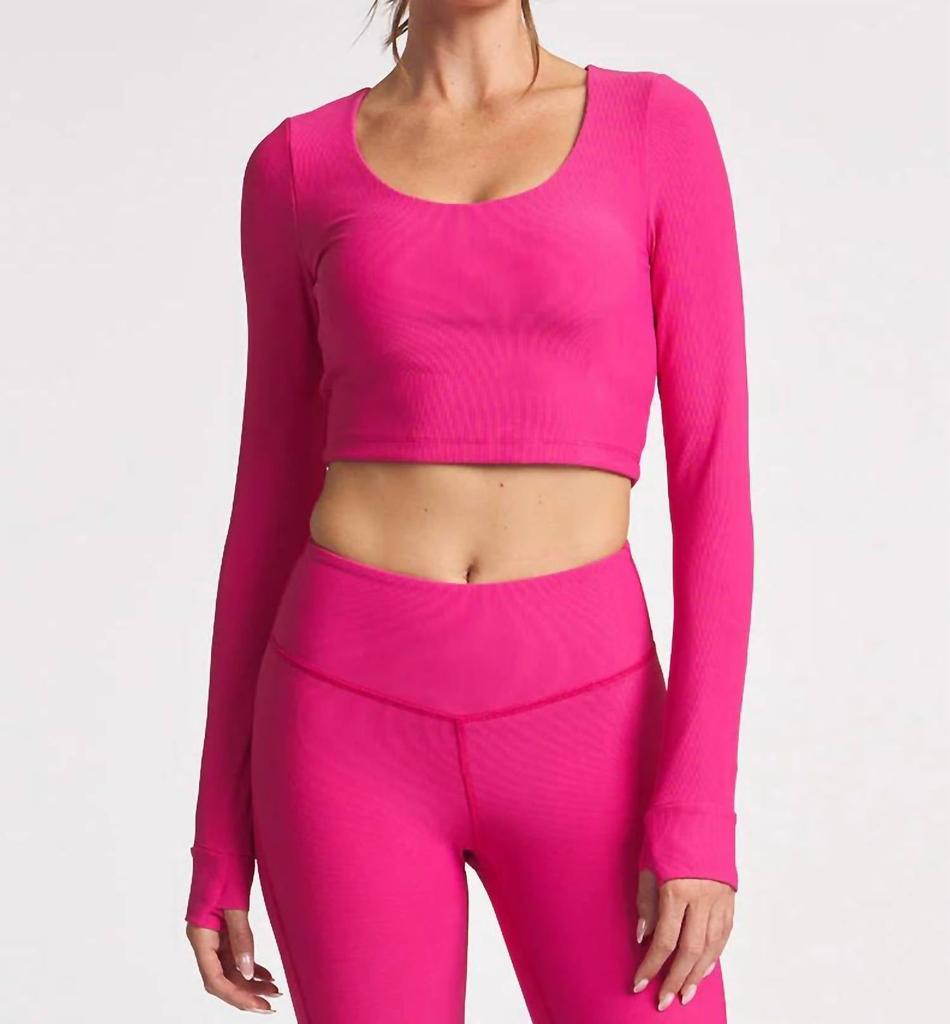 THRIVE SOCIETE Thrive Societe - Refine Long Sleeve Bra Top