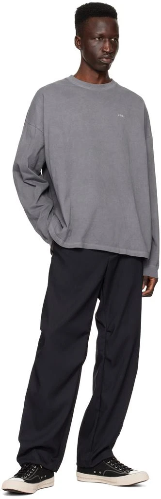 JieDa Black Easy Trousers 4