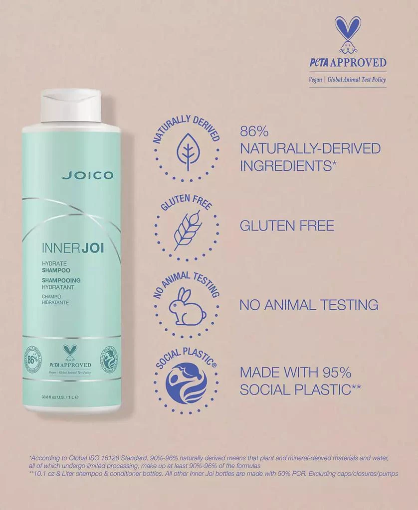 JOICO Inner Joi Hydrate Shampoo, 33.8 oz. 3