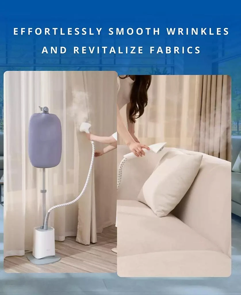 SALAV Complete Garment Steamer with Smart Auto Off Pivoting Ironing Board and 6 Steam Settings 6