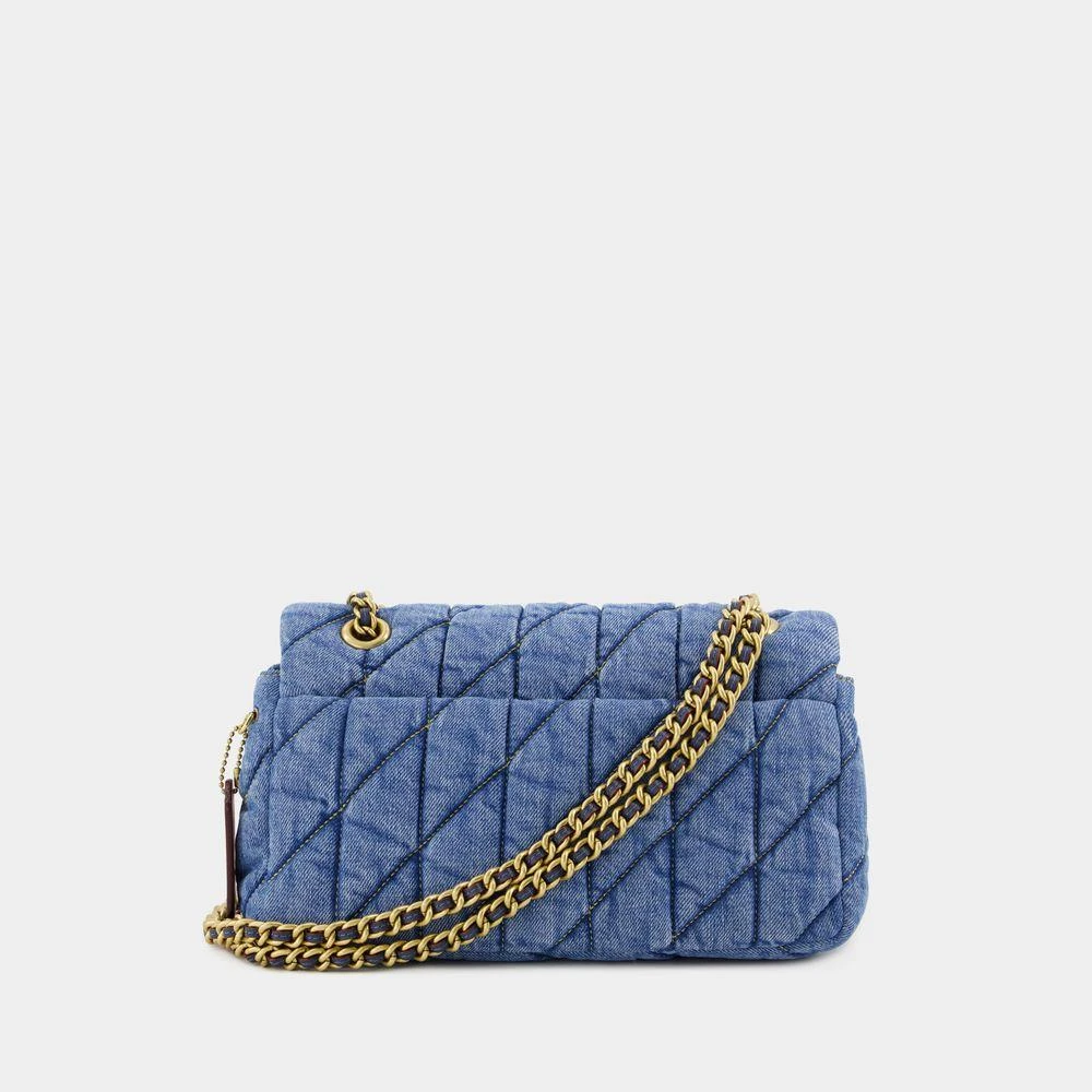 Coach QUILTED DENIM TABBY SHOULDER BAG 26 3