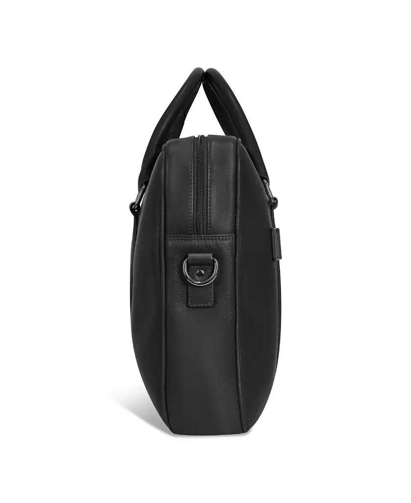 CHAMPS Onyx Collection Leather Slim Briefcase 5