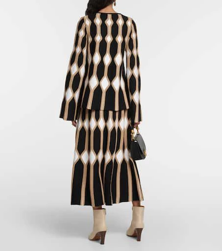 Chloé Intarsia wool and silk sweater 3