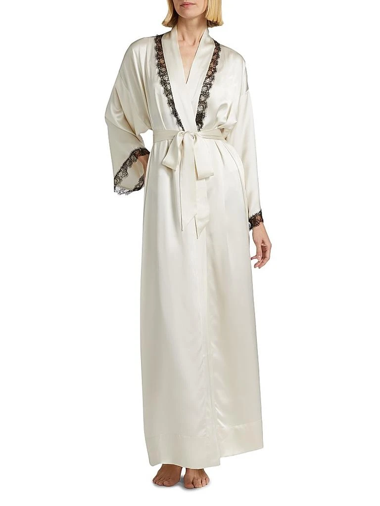 Kiki De Montparnasse Silk Lace Inset Robe 3