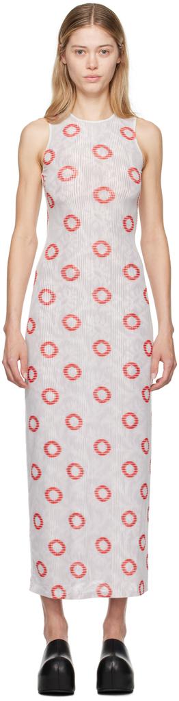 【関税込み】Eckhaus Latta ピンク Lapped ミニワンピース Eckhaus Latta Pink Lapped Minidress - Dresses & Skirts