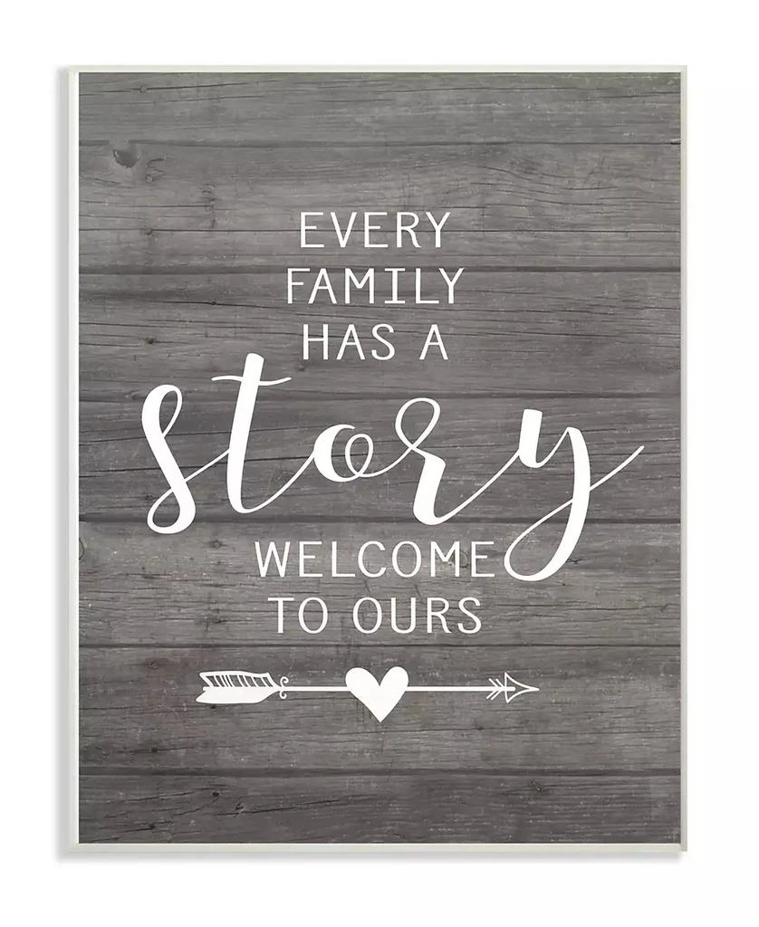 Stupell Industries Every Family Has A Story Wall Plaque Art, 12.5" x 18.5" 1