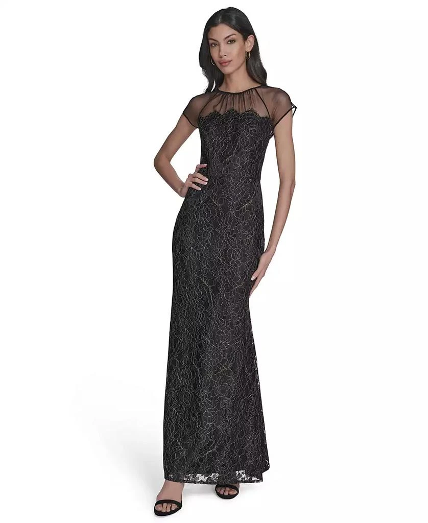long black pinafore dress Women's Black Soild Pinafore Dress With Button, Black / XS main image 1