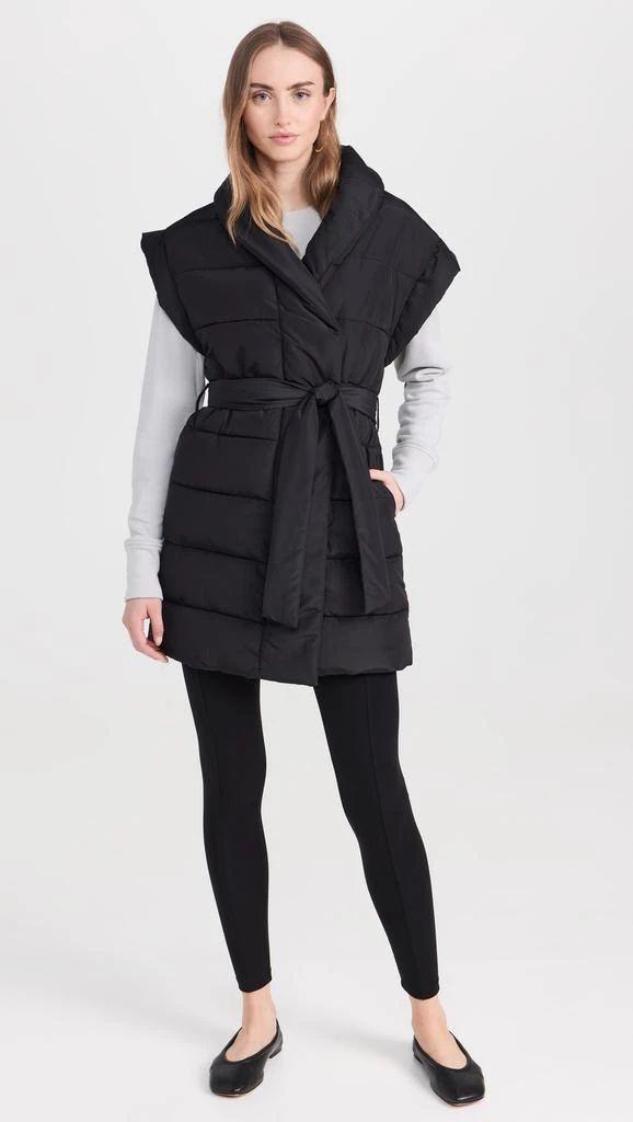 Splendid Splendid x Cella Jane Long Puffer Vest 1