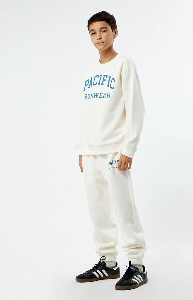 PacSun Kids Off White Pacific Sunwear Sweatpants 1