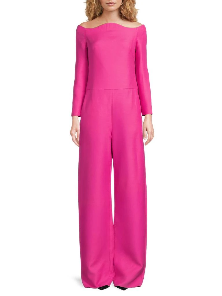 Valentino ​Wool 
Silk Jumpsuit