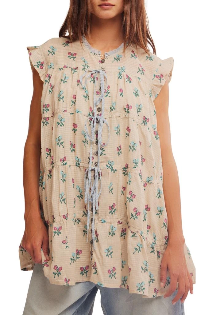 Free People Sundown Print Tunic Dress