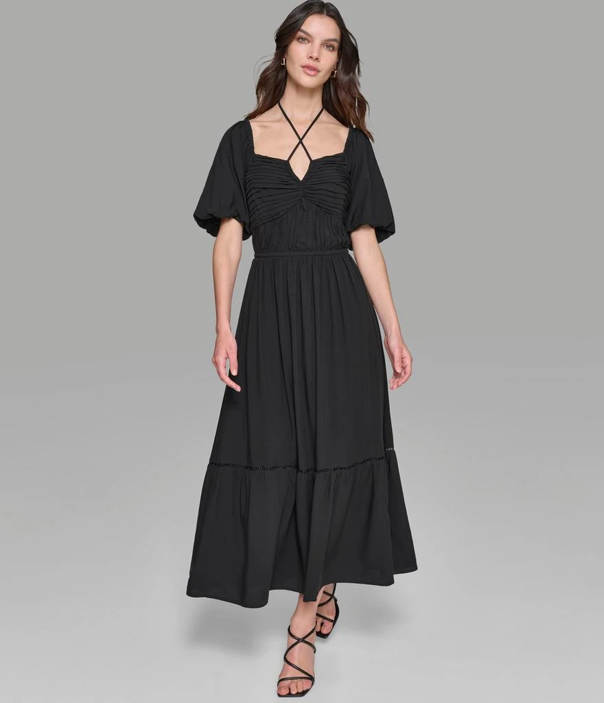 Karl Lagerfeld Paris SHORT SLEEVED TIERED MAXI DRESS 1