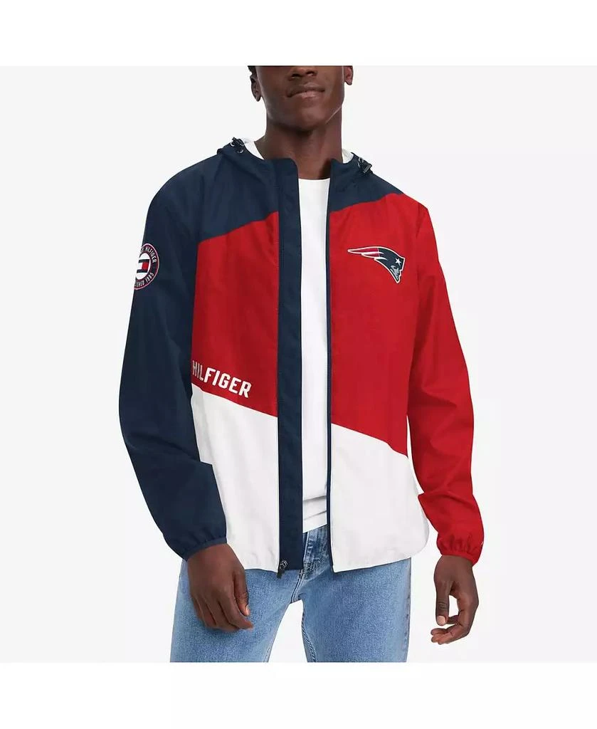 Tommy Hilfiger Men's Navy, Red New England Patriots Bill Full-Zip Jacket 1