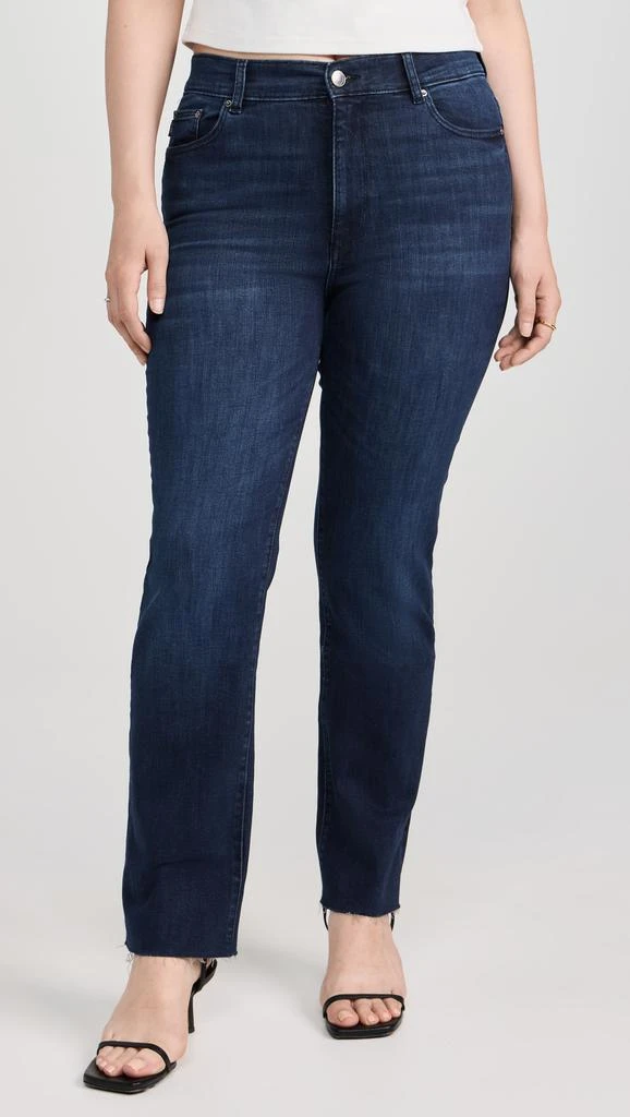 DL1961 Halle Straight: High Rise Instasculpt Jeans 8