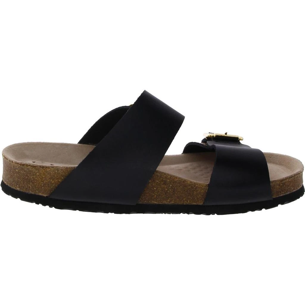 Mephisto Womens Leather Slip On Slide Sandals 3