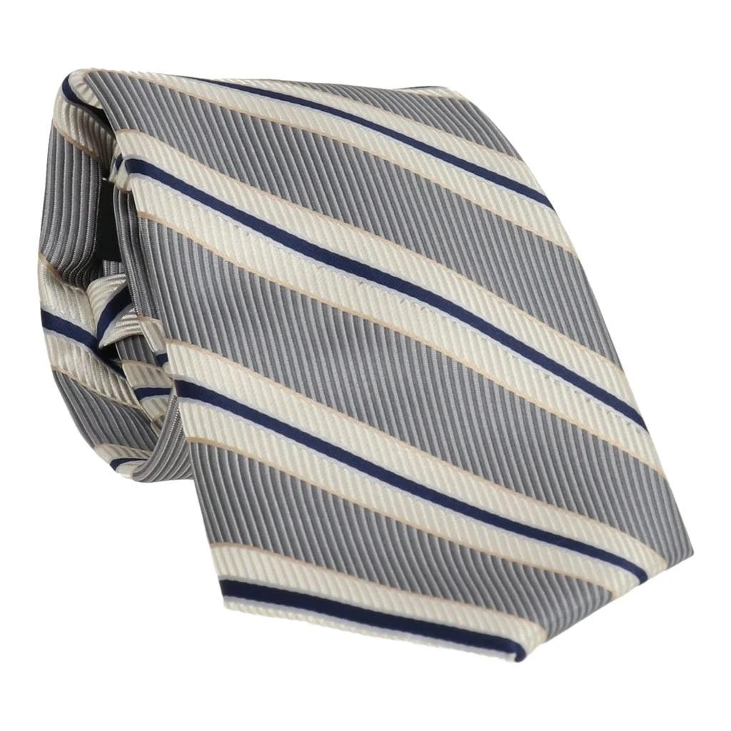 Scotch & Soda Scotch & Soda Mens Silver/Navy Tie 1